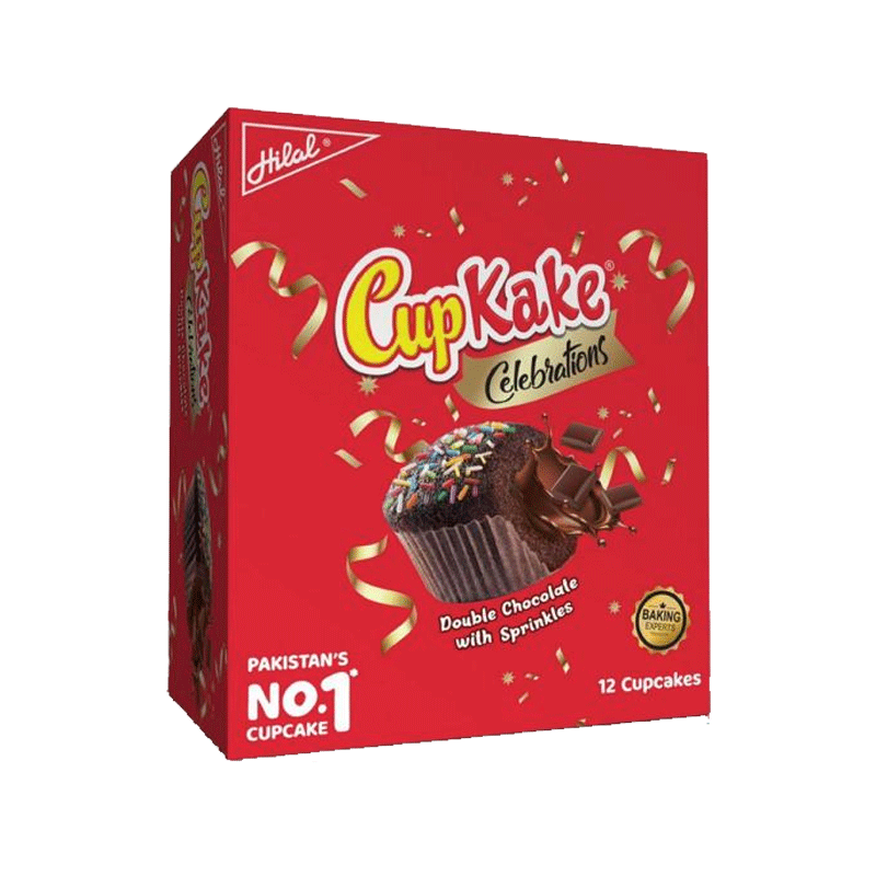 HILAL CUP CAKE CELEBRATION DOUBLE CHOCOLATE 12`S